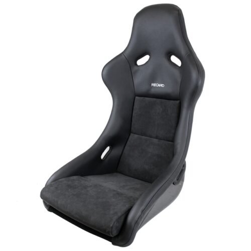 Recaro Pole Position – Leather Black / Dark Grey Suede