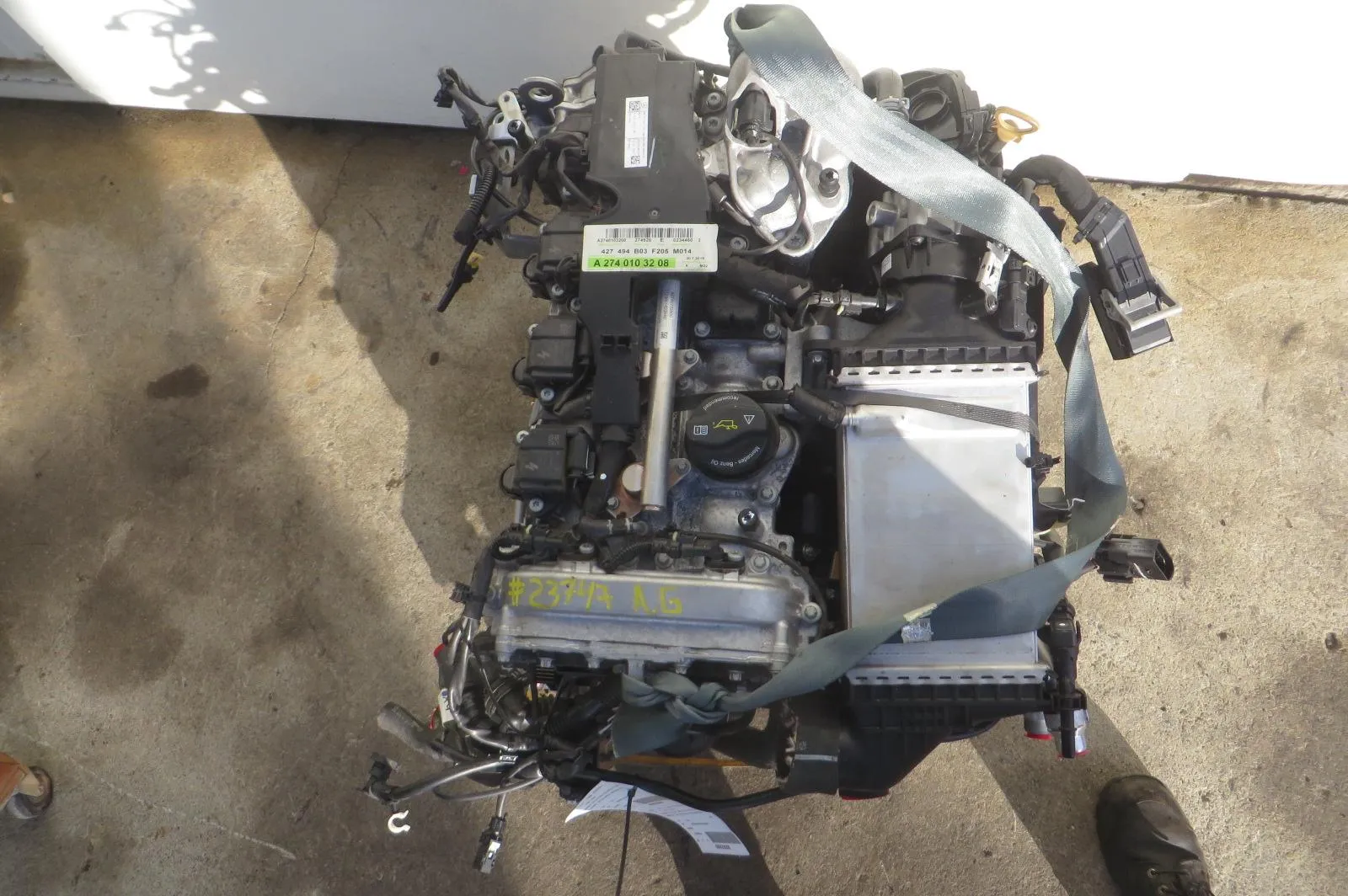 Used 2018 Mercedes-Benz C-Class Engine Assembly 2 2018 Mercedes-Benz C-Class Engine Assembly
