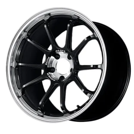 Advan RZ-DF2 Wheel (C-1 Concave) – 19×8.5 / Offset +45 / 5×114.3 (Diamond Cut & Racing Titanium Black)
