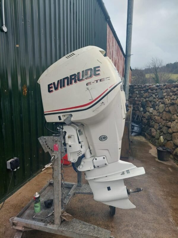 Used 200hp Evinrude Etec – Longshaft, electric start, remote control, PTT. - Image 6