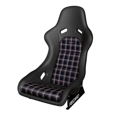 Recaro Classic Pole Position (ABE) Seat – Black Leather / Classic Checkered Fabric