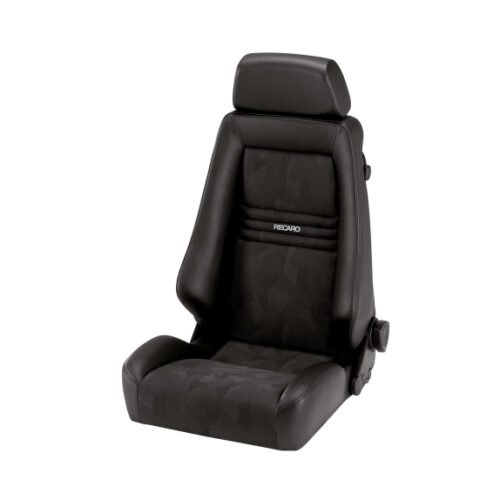 Recaro Specialist S Seat – Leather Black / Black Artista – Silver Logo