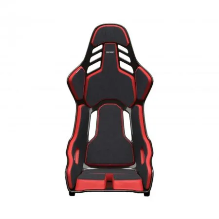 Recaro Podium CF L Seat (Large / Right Hand) – Alcantara Black / Red Leather