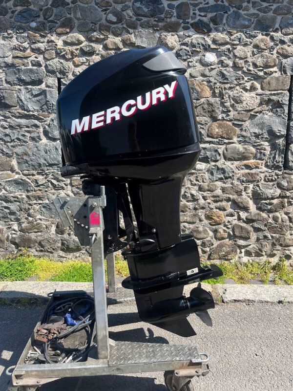 Used 115hp Mercury Optimax Outboard Xl shaf 2-stroke, direct injection remote control, PTT - Image 4