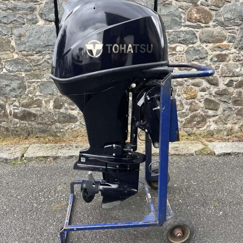 Used 60hp Tohatsu MFS (2020)- Longshaft, electric start, PTT, Remote