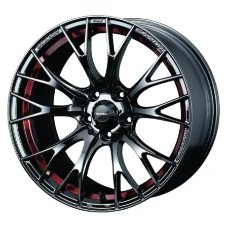 WedsSport SA-20R Wheel (Face F) – 18×8.5 / Offset +50 / 5×114.3 (Red Light Chrome)