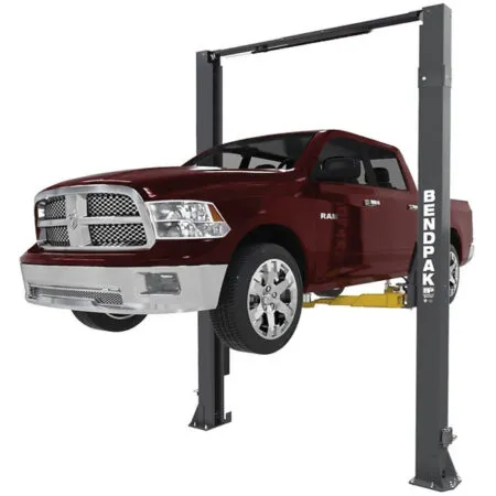 Bendpak 10APX-181 10,000‐lb. Capacity ALI Certified / Adaptable Clearfloor / Adjustable Width / Screw Pads / HIGH-RISE / 181″ O.A. Height
