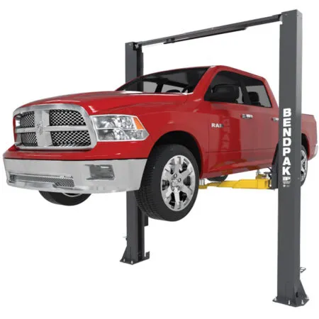 Bendpak 10APX 10,000‐lb. Capacity ALI Certified / Adaptable Clearfloor / Adjustable Width / Screw Pads / HIGH-RISE / 157″ O.A. Height
