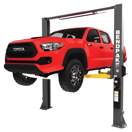 Bendpak 10AP 10,000‐lb. Capacity ALI Certified / Adaptable Clearfloor / Adjustable Width / Screw Pads / 145″ O.A. Height