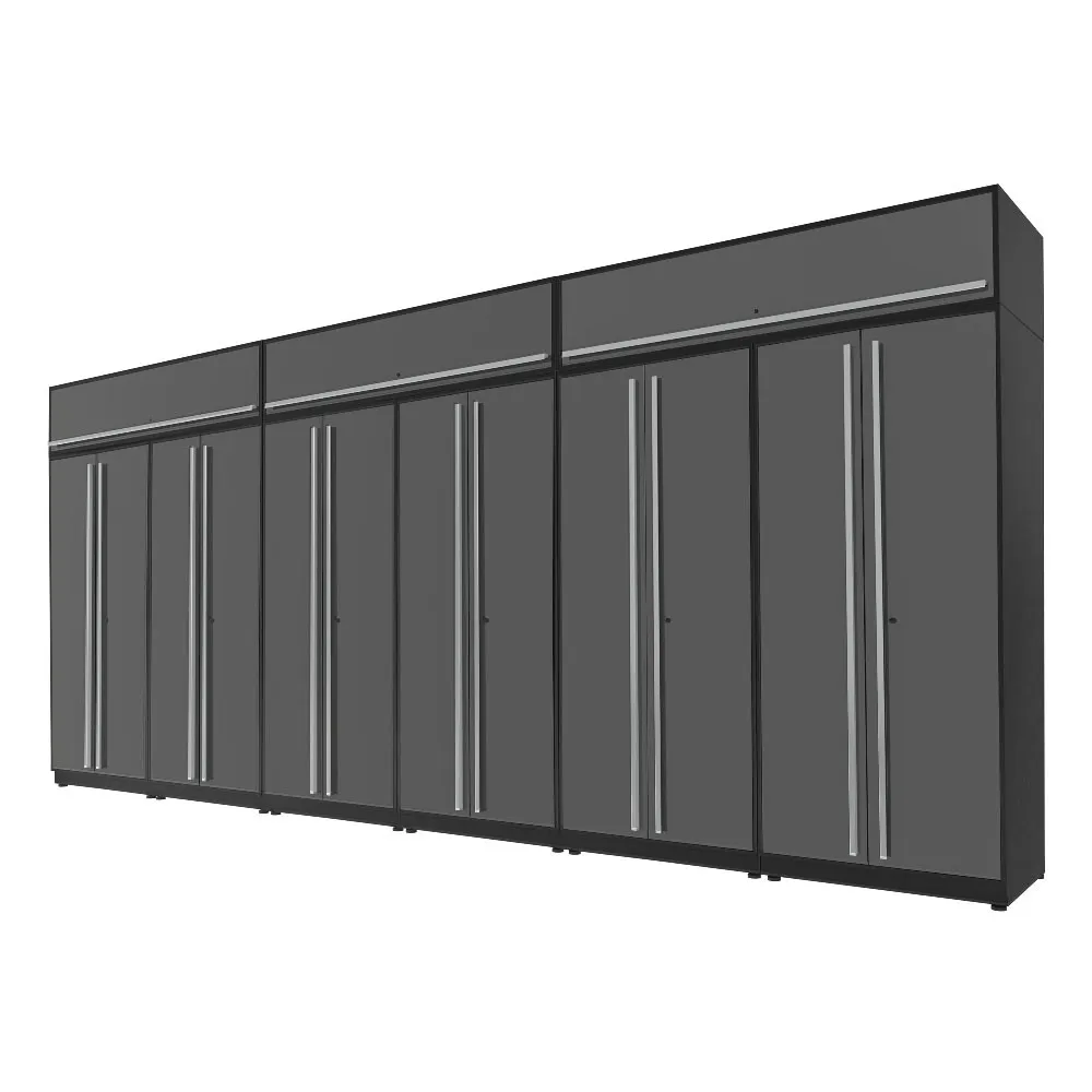 Proslat Fusion Plus 20 ft Garage Cabinet set 6-Pack 2 Proslat Fusion Plus 20 ft Garage Cabinet set 6-Pack