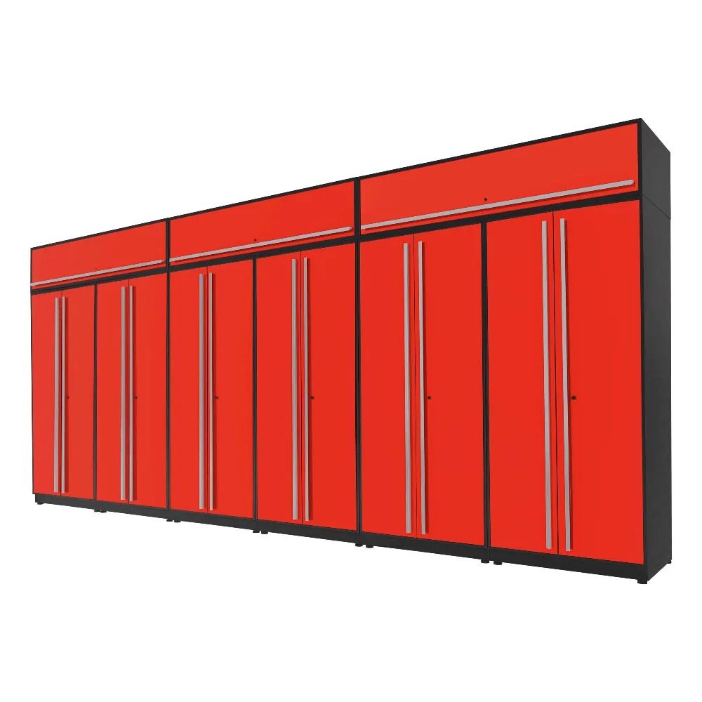 Proslat Fusion Plus 20 ft Garage Cabinet set 6-Pack 3 Proslat Fusion Plus 20 ft Garage Cabinet set 6-Pack
