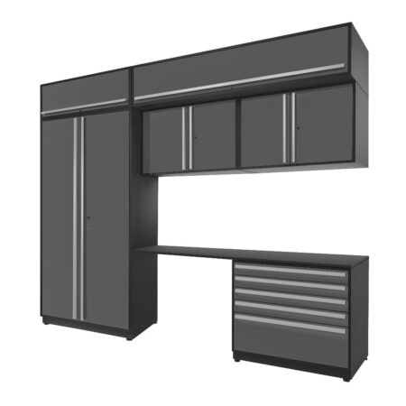 Proslat Fusion Plus 10 ft Garage Cabinet set – 5-Drawer Base