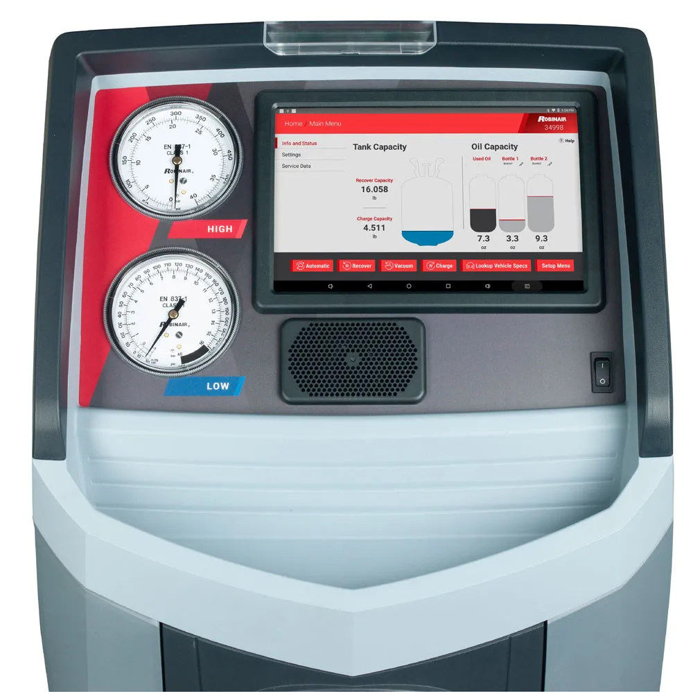 Robinair 34998 Connected R-134a ACS Machine 2 Robinair 34998 Connected R-134a ACS Machine