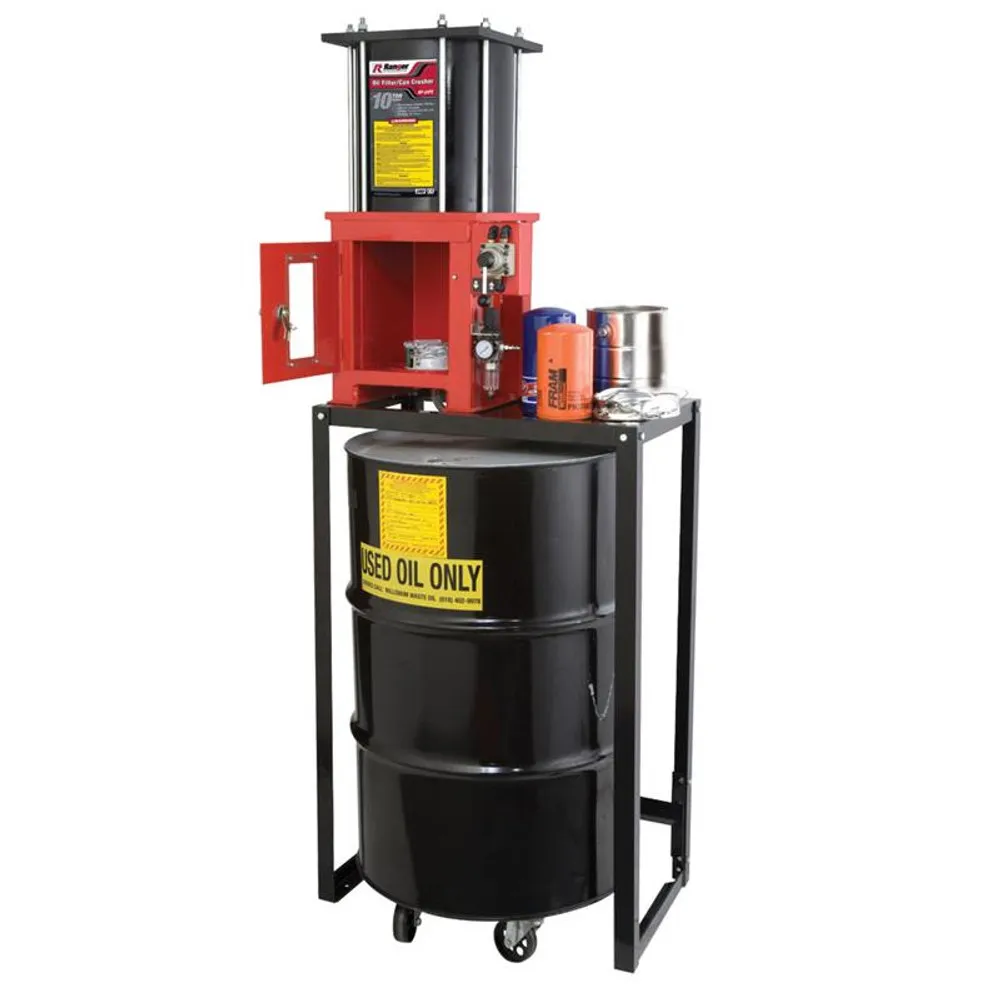 Ranger RP 20FC Oil Filter Crusher with Stand 10-Ton Capacity 1 Ranger RP 20FC Oil Filter Crusher with Stand 10-Ton Capacity