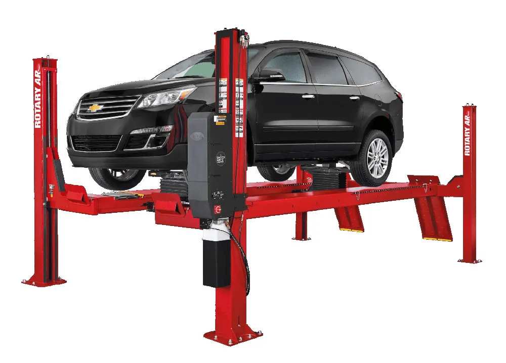 Rotary ARO14 14,000 lb ALI Certified Four-Post Open-Front Alignment Lift + Rolling Jacks 1 Rotary ARO14 14,000 lb ALI Certified Four-Post Open-Front Alignment Lift + Rolling Jacks