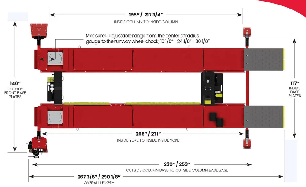 Rotary ARO16 16,000 lb ALI Certified Four-Post Open-Front Alignment Lift + Rolling Jacks 3 Rotary ARO16 16,000 lb ALI Certified Four-Post Open-Front Alignment Lift + Rolling Jacks