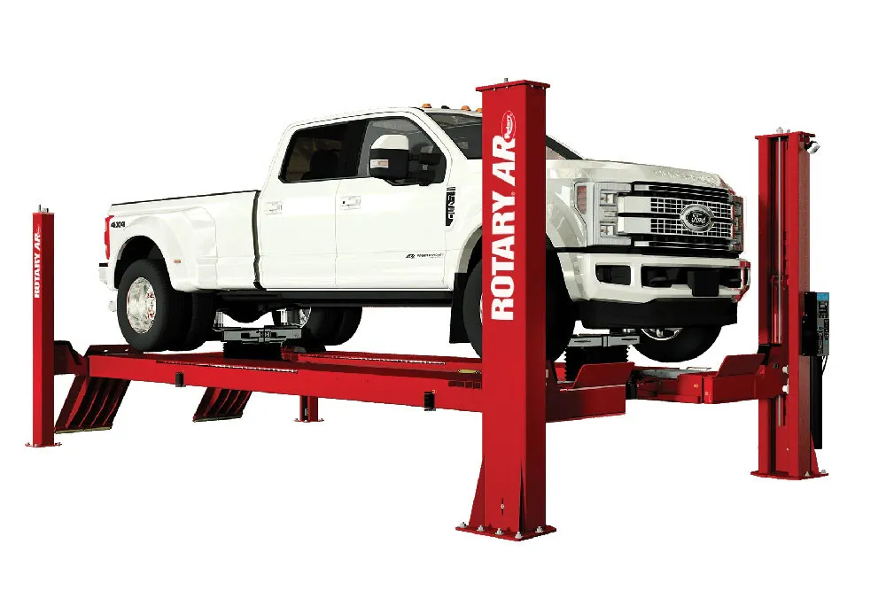 Rotary ARO22 22,000 lb ALI Certified Four-Post Heavy-Duty Open-Front Alignment Lift + Rolling Jacks 1 Rotary ARO22 22,000 lb ALI Certified Four-Post Heavy-Duty Open-Front Alignment Lift + Rolling Jacks