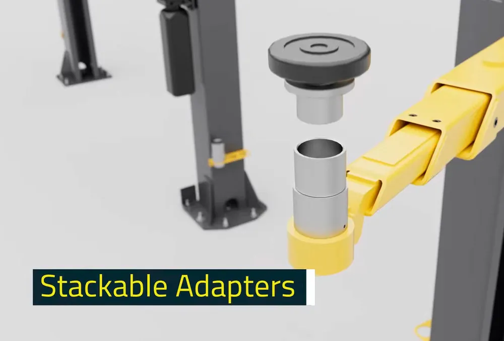 Bendpak 10APX-181 PRO Series 10,000‐lb. Capacity ALI Certified 2-Post Lift Package 10 BendPak 10APX-181 ALI Certified lift, 10,000 lb capacity, adaptable clearfloor, adjustable width, screw pads, 181" height