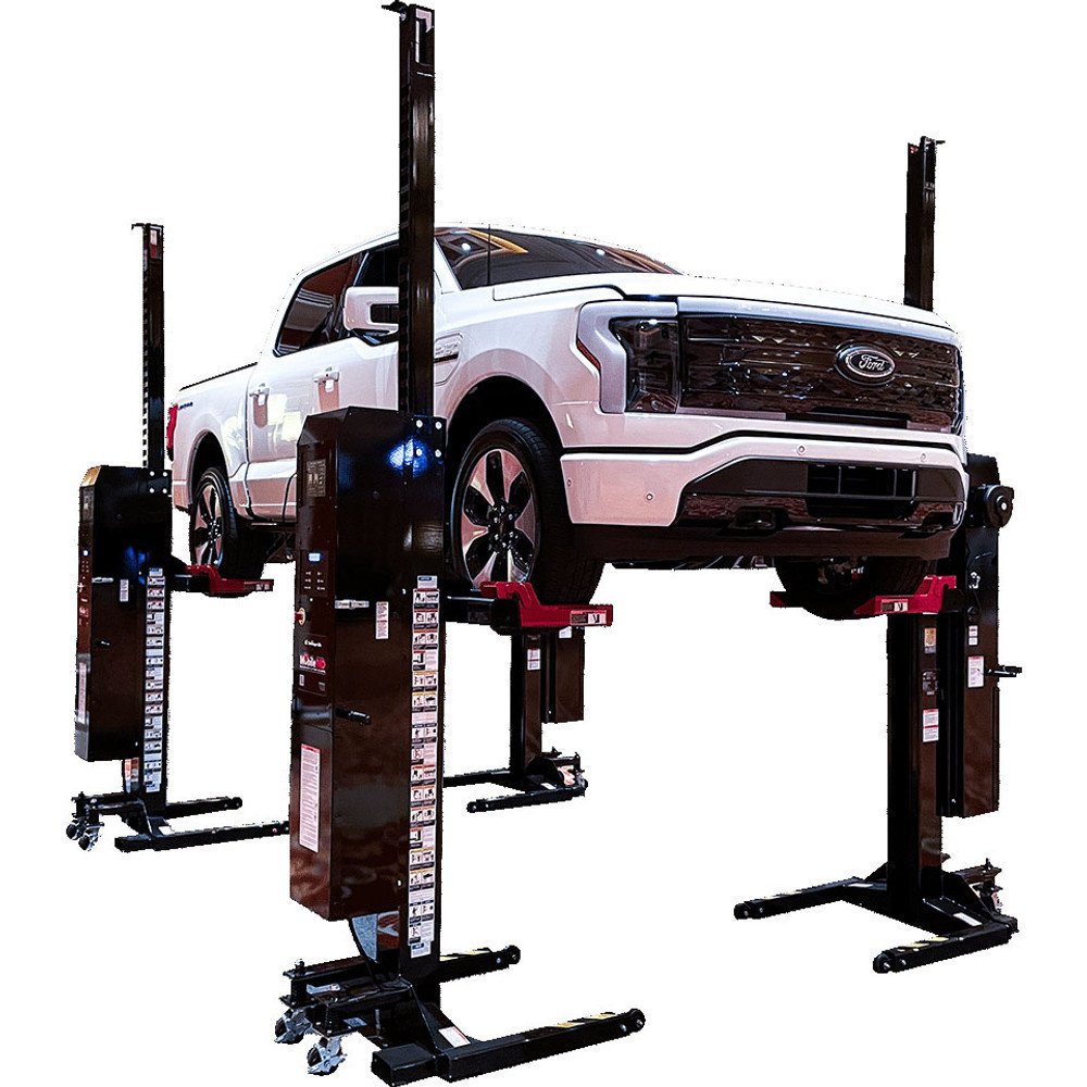 Challenger CLMM-5000 5,000 lb. ALI Certified Wireless Mobile Column Lift (Set of 4)