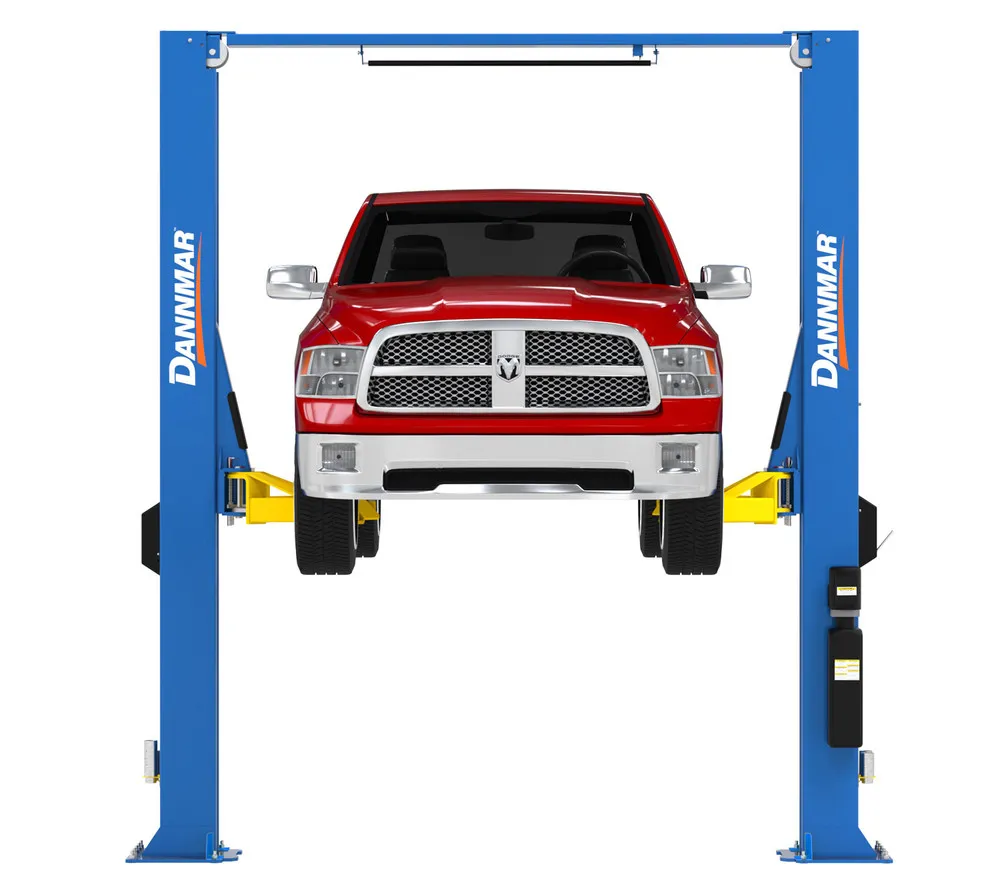 Dannmar D2-12C Symmetric 12,000 lb. capacity ALI Certified Two-Post Lift with Triple-Telescoping Low-Pro Arms 3 Dannmar D2-12C Symmetric 12,000 lb. capacity ALI Certified Two-Post Lift with Triple-Telescoping Low-Pro Arms