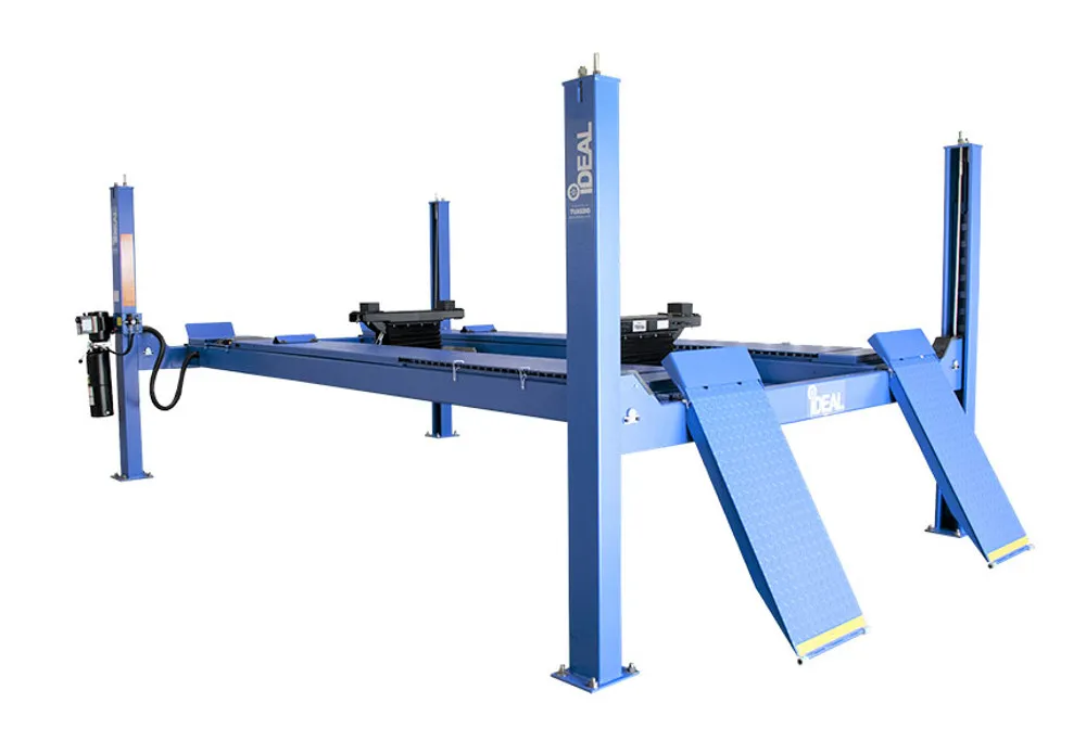 iDeal FP14KAC-X 14,000 lb Cable Driven Closed Front 4 Post Alignment Lift 4 iDeal FP14KAC-X 14,000 lb Cable Driven Closed Front 4 Post Alignment Lift