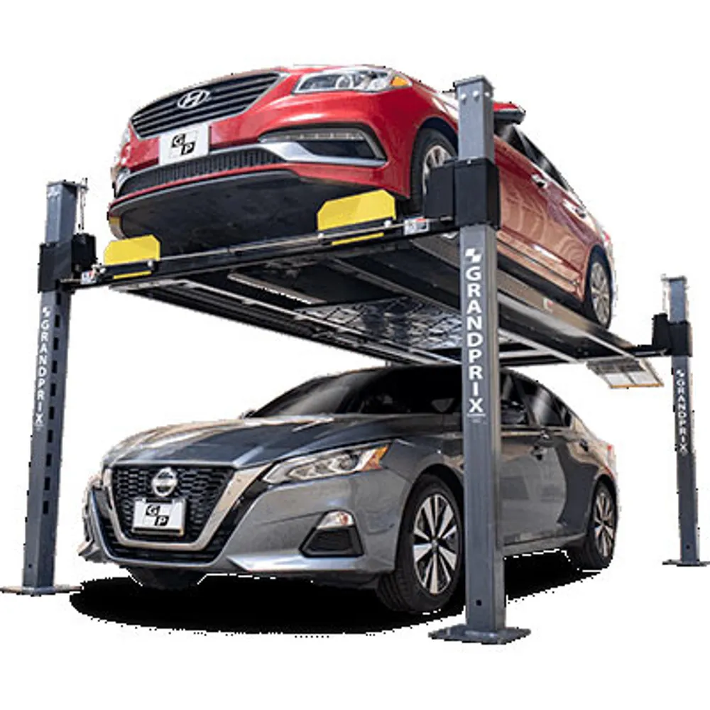 BendPak GP-9XLT GrandPrix Series 9,000 Lb. ALI Certified 4-Post / High Rise / Ext. Length / Includes Caster Kit, Drip Trays, Mobile Jack Tray, Aluminum Ramps 1 BendPak GP-9F GrandPrix 9,000 lb ALI Certified 4-post lift with caster kit, drip trays, jack tray and aluminum ramps