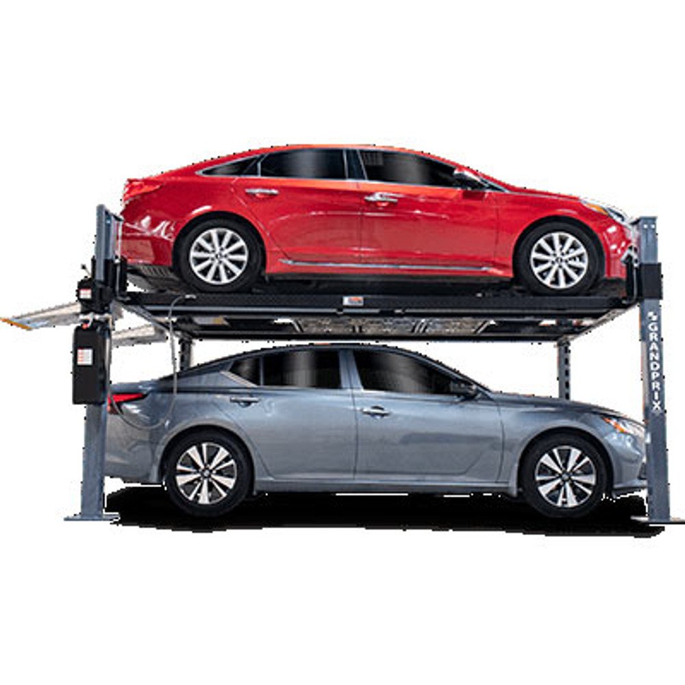 BendPak GP-9XLT GrandPrix Series 9,000 Lb. ALI Certified 4-Post / High Rise / Ext. Length / Includes Caster Kit, Drip Trays, Mobile Jack Tray, Aluminum Ramps - Image 11