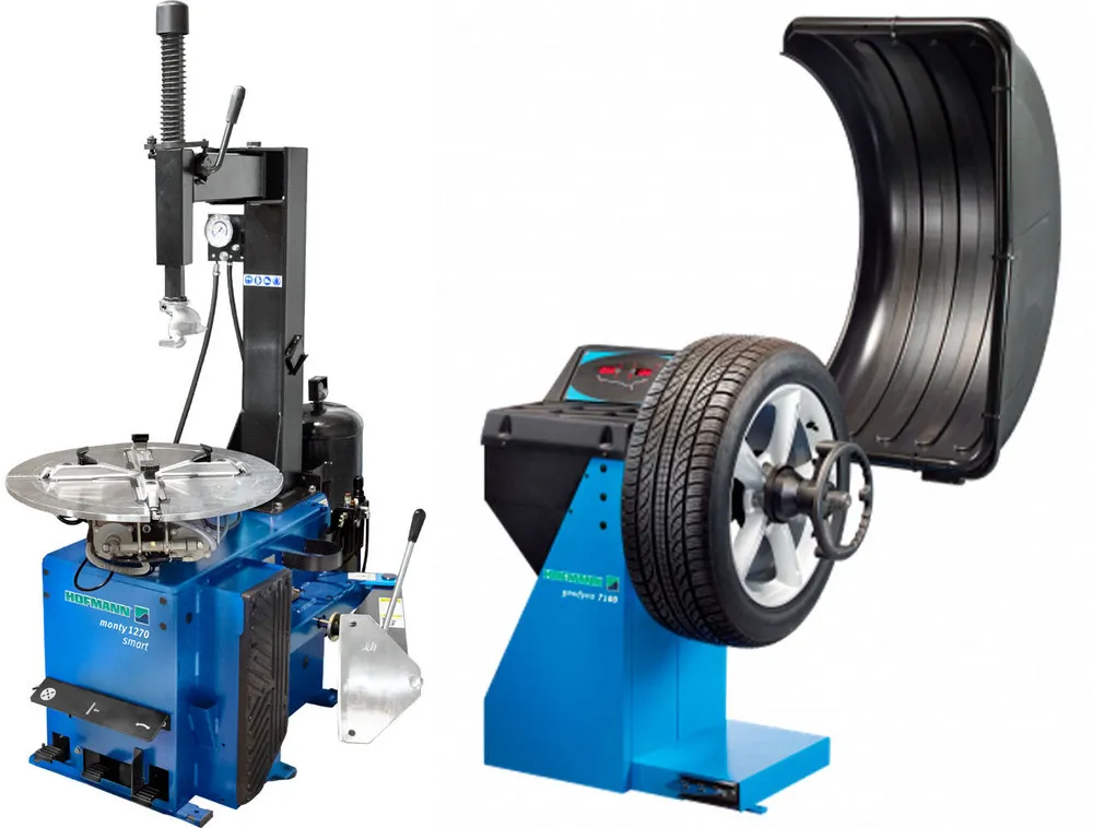 Hofmann Monty 1270 Swing Arm Tire Changer and Geodyna 7100 Wheel Balancer 1 Hofmann Monty 1270 Swing Arm Tire Changer and Geodyna 7100 Wheel Balancer