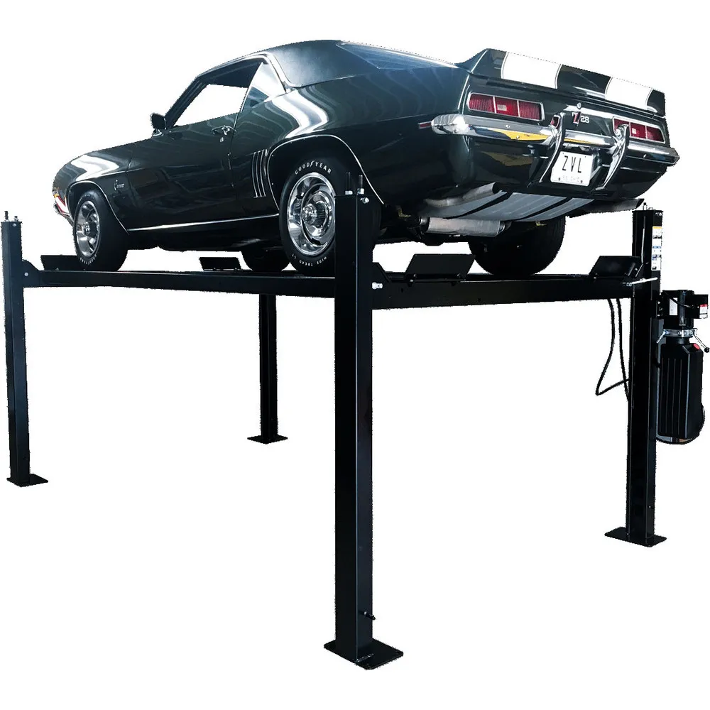 Challenger CL4P7S 7,000 lb. ALI Certified 4-Post Storage Lift 1 Challenger CL4P7S 7,000 lb. ALI Certified 4-Post Storage Lift