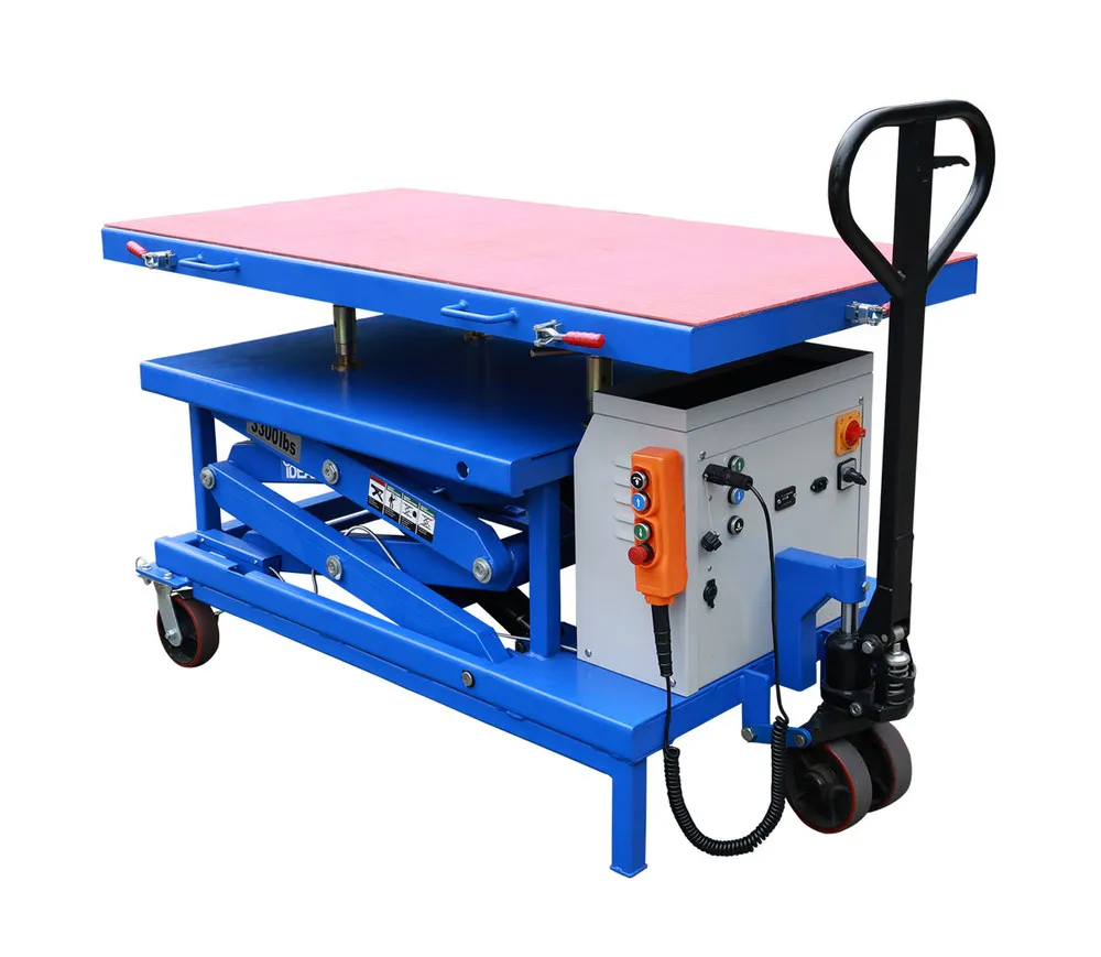 iDeal LT-EV3300DC-X 3,300 lb. Capacity Electric-Hydraulic EV/Hybrid Component Lift Table 7 iDeal LT-EV3300DC-X 3,300 lb. Capacity Electric-Hydraulic EV/Hybrid Component Lift Table
