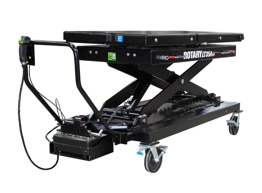Rotary LT35A 3,500 lb capacity Air-Hydraulic Lifting Table 4 Rotary LT35A 3,500 lb capacity Air-Hydraulic Lifting Table