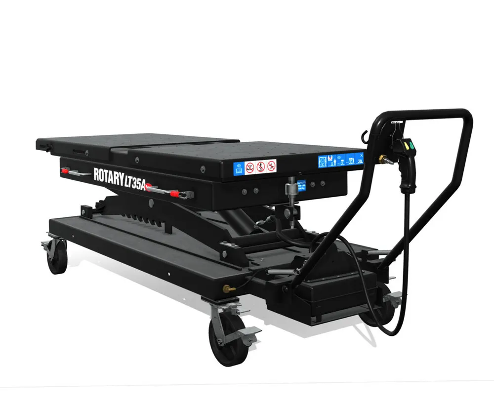 Rotary LT35A 3,500 lb capacity Air-Hydraulic Lifting Table 5 Rotary LT35A 3,500 lb capacity Air-Hydraulic Lifting Table