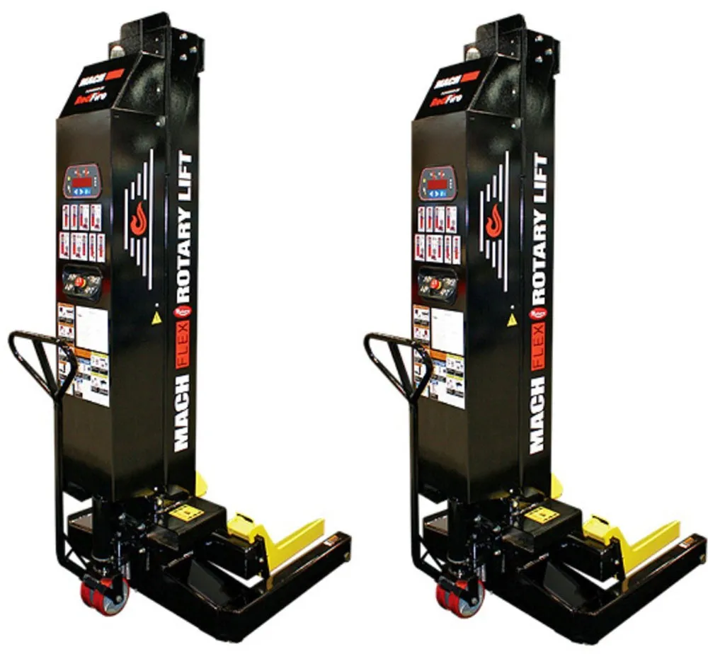 Rotary MCHM14 14,000 Lb. ALI Certified Flex MAX Wireless Mobile-Column Lift (Set of 2) 1 Rotary MCHM14 14,000 Lb. ALI Certified Flex MAX Wireless Mobile-Column Lift (Set of 2)