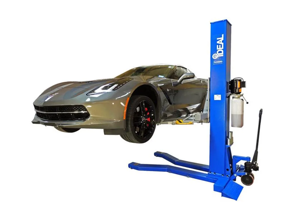 iDEAL MSC-6KLP 6,000 lb. Low Profile Mobile Single Post Lift 7 iDEAL MSC-6KLP 6,000 lb. Low Profile Mobile Single Post Lift
