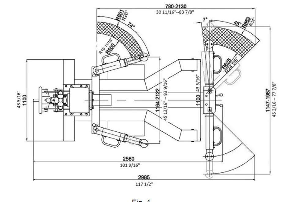iDEAL MSC-6KLP 6,000 lb. Low Profile Mobile Single Post Lift 8 iDEAL MSC-6KLP 6,000 lb. Low Profile Mobile Single Post Lift