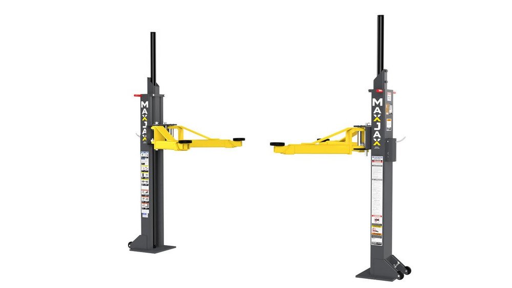 MaxJax M7K Portable Two-Post Garage Lift - Deluxe Package - Image 2