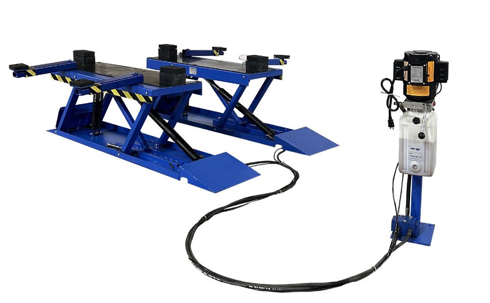 Tuxedo PL6K 6600 lb Low-Rise Pit Lift Includes Power Unit and Stand
