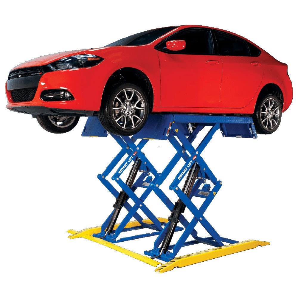 Rotary RLP77 7700 lb ALI Certified Low Profile Double Scissor Lift