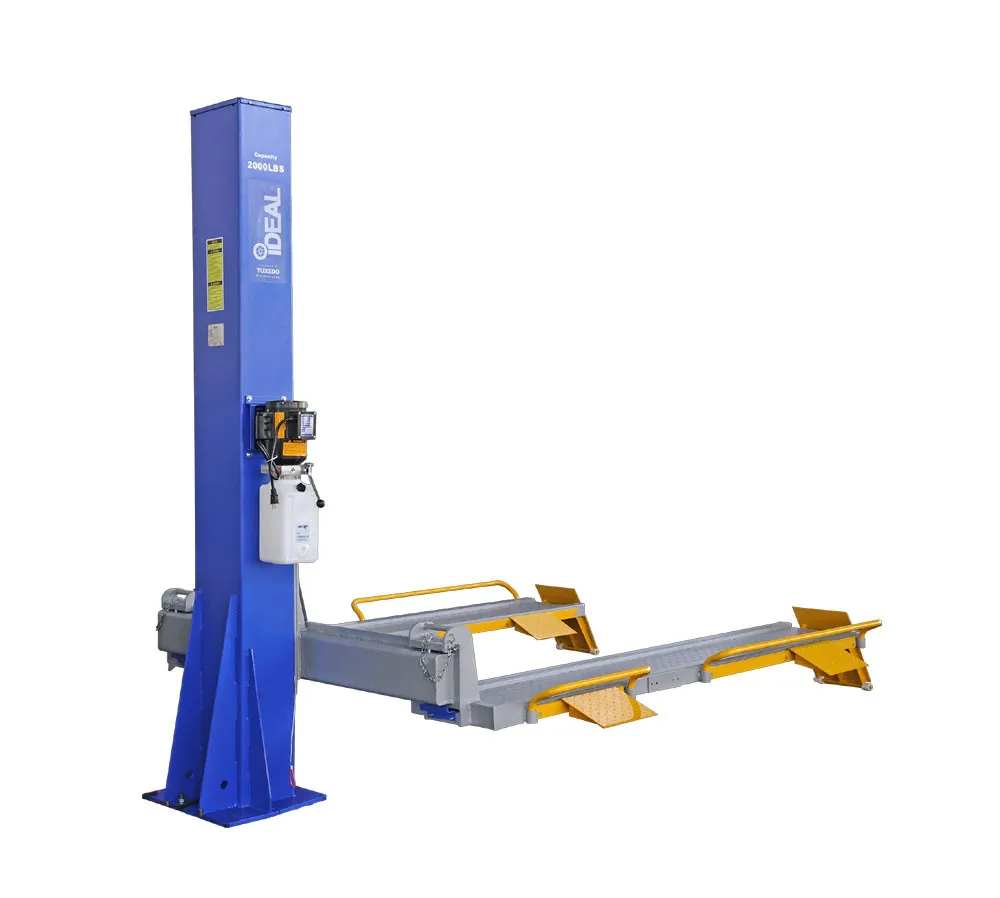iDEAL SC-2K-UTV-X 2,000 lb Single Column UTV & Mower Storage/Service Lift 2 iDeal SC-2K-UTV-X 2,000 lb. Single Column Multi-Use UTV & Mower Storage / Service Lift