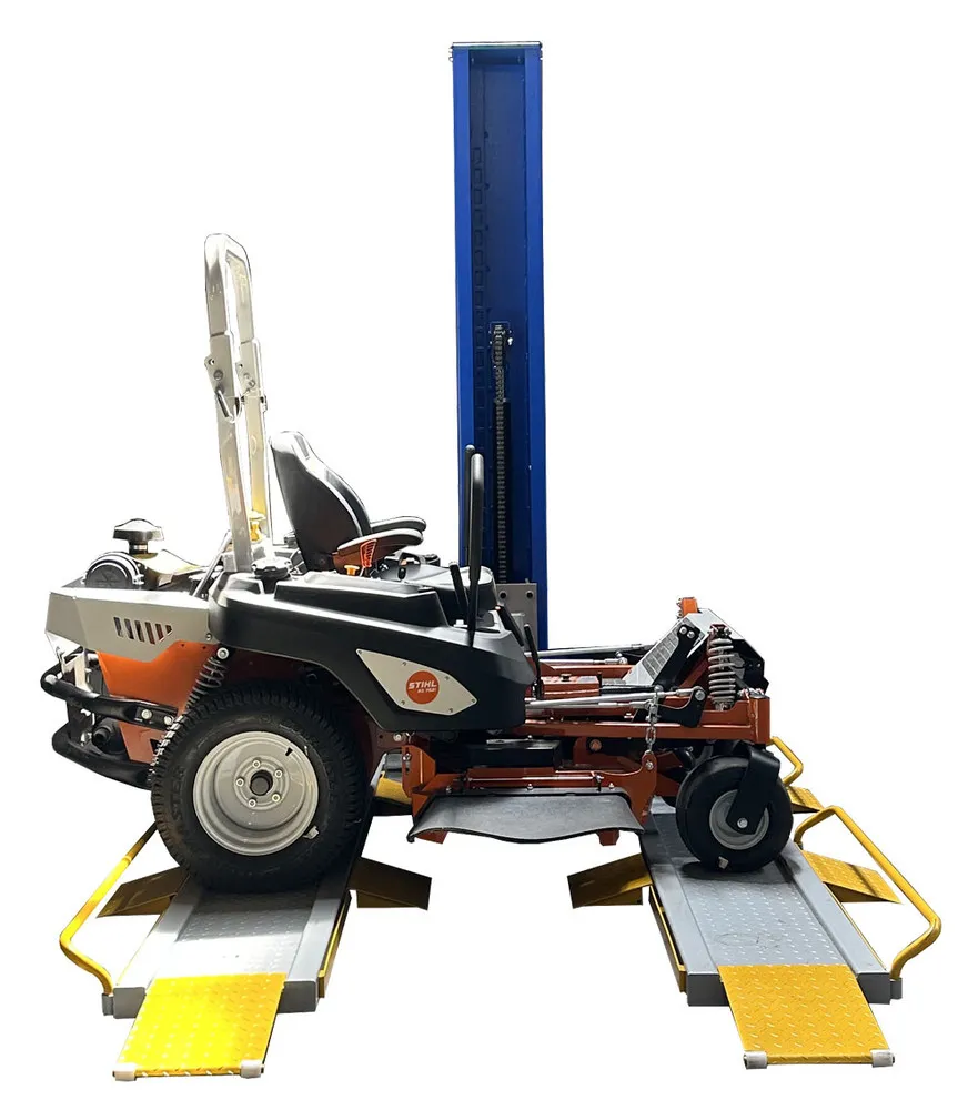 iDEAL SC-2K-UTV-X 2,000 lb Single Column UTV & Mower Storage/Service Lift 9 iDeal SC-2K-UTV-X 2,000 lb. Single Column Multi-Use UTV & Mower Storage / Service Lift