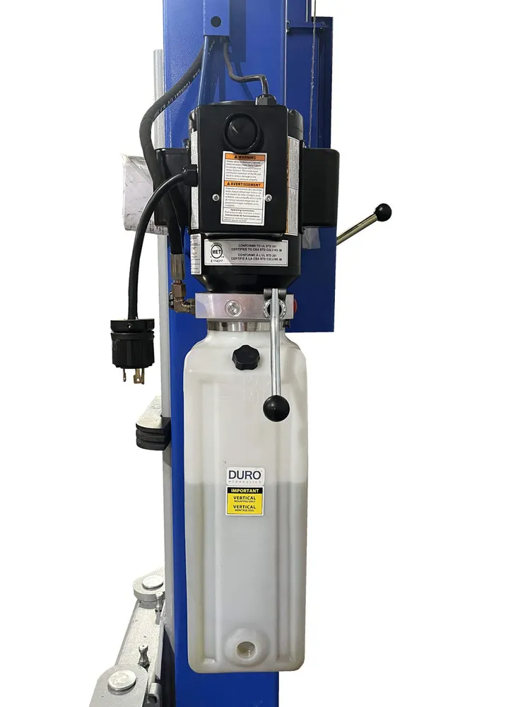 iDEAL TP10KAC-DX 10,000 lb. ALI Certified 2-Post Bi-Symmetric Clear Floor Lift 8 iDEAL TP10KAC-DX 10,000 lb. ALI Certified 2-Post Bi-Symmetric Clear Floor Lift