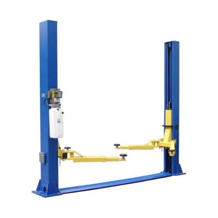Tuxedo TP9KACX 9,000 lb 2 Post Asymmetric Clear Floor Car Lift
