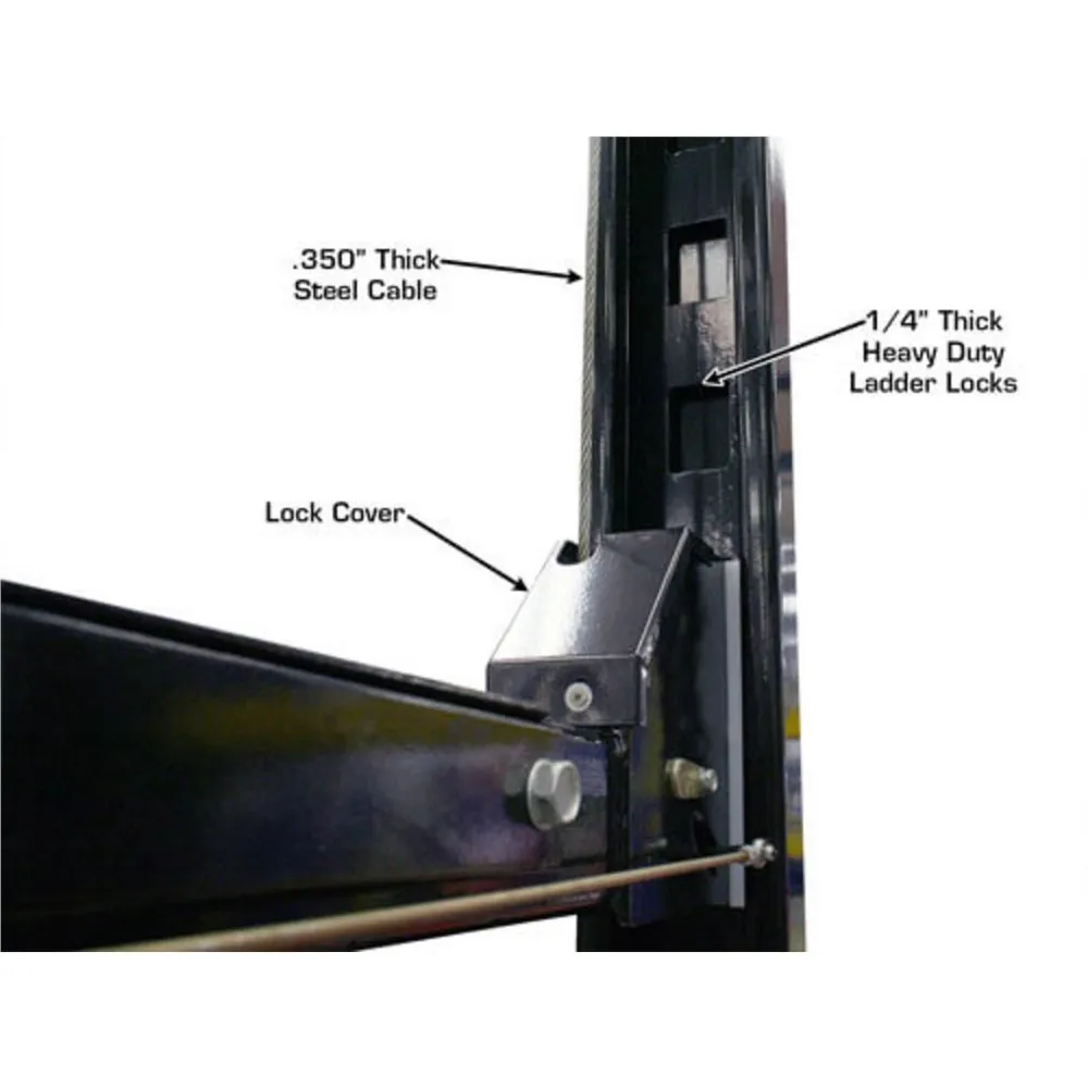 Atlas Garage PRO8000EXT Extra Tall Portable Hobbyist 8,000 lb. Capacity 4-Post Lift 2 Atlas Garage PRO8000EXT Extra Tall Portable Hobbyist 8,000 lb. Capacity 4-Post Lift