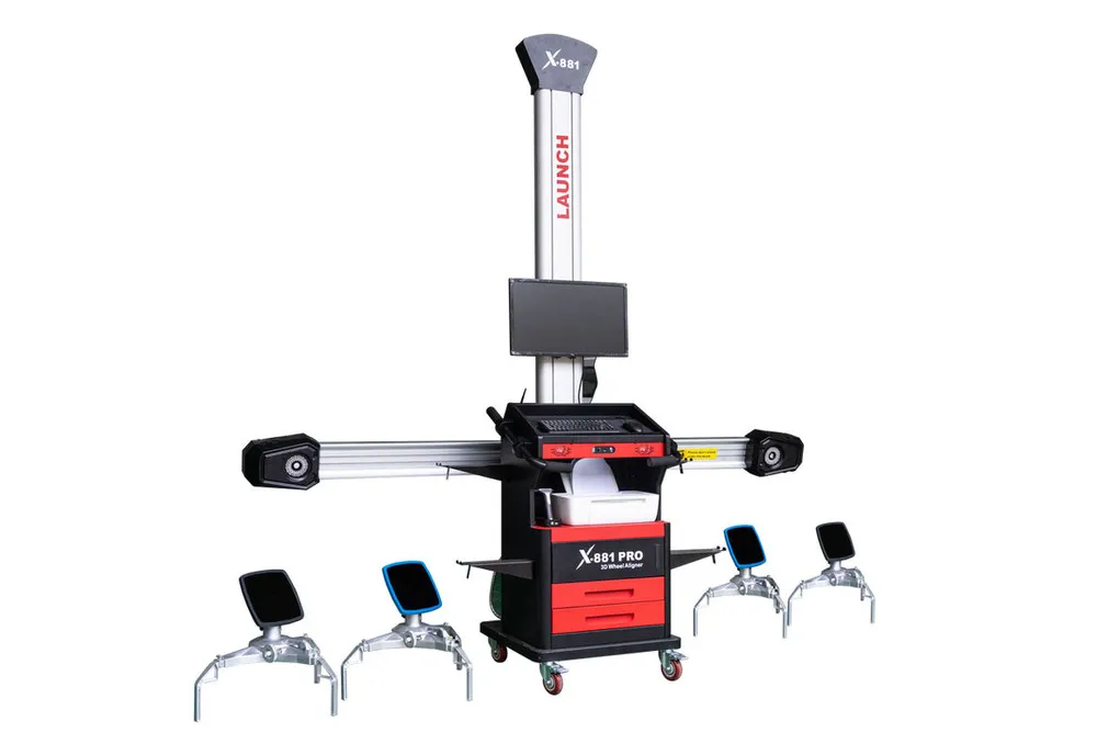 Launch Tech USA X-881 PRO Professional Mobile 3D Wheel Aligner 1 Launch Tech USA X-881 PRO Professional Mobile 3D Wheel Aligner