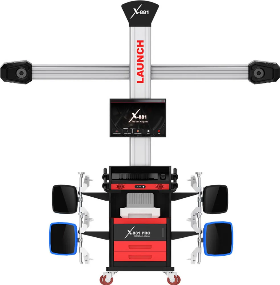 Launch Tech USA X-881 PRO Professional Mobile 3D Wheel Aligner 2 Launch Tech USA X-881 PRO Professional Mobile 3D Wheel Aligner