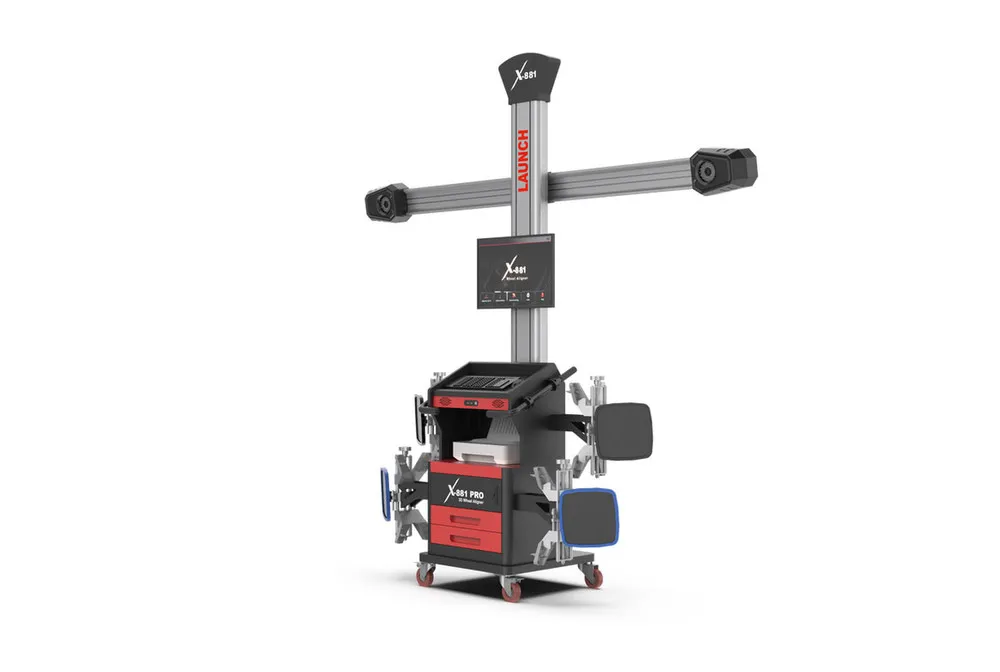 Launch Tech USA X-881 PRO Professional Mobile 3D Wheel Aligner 5 Launch Tech USA X-881 PRO Professional Mobile 3D Wheel Aligner
