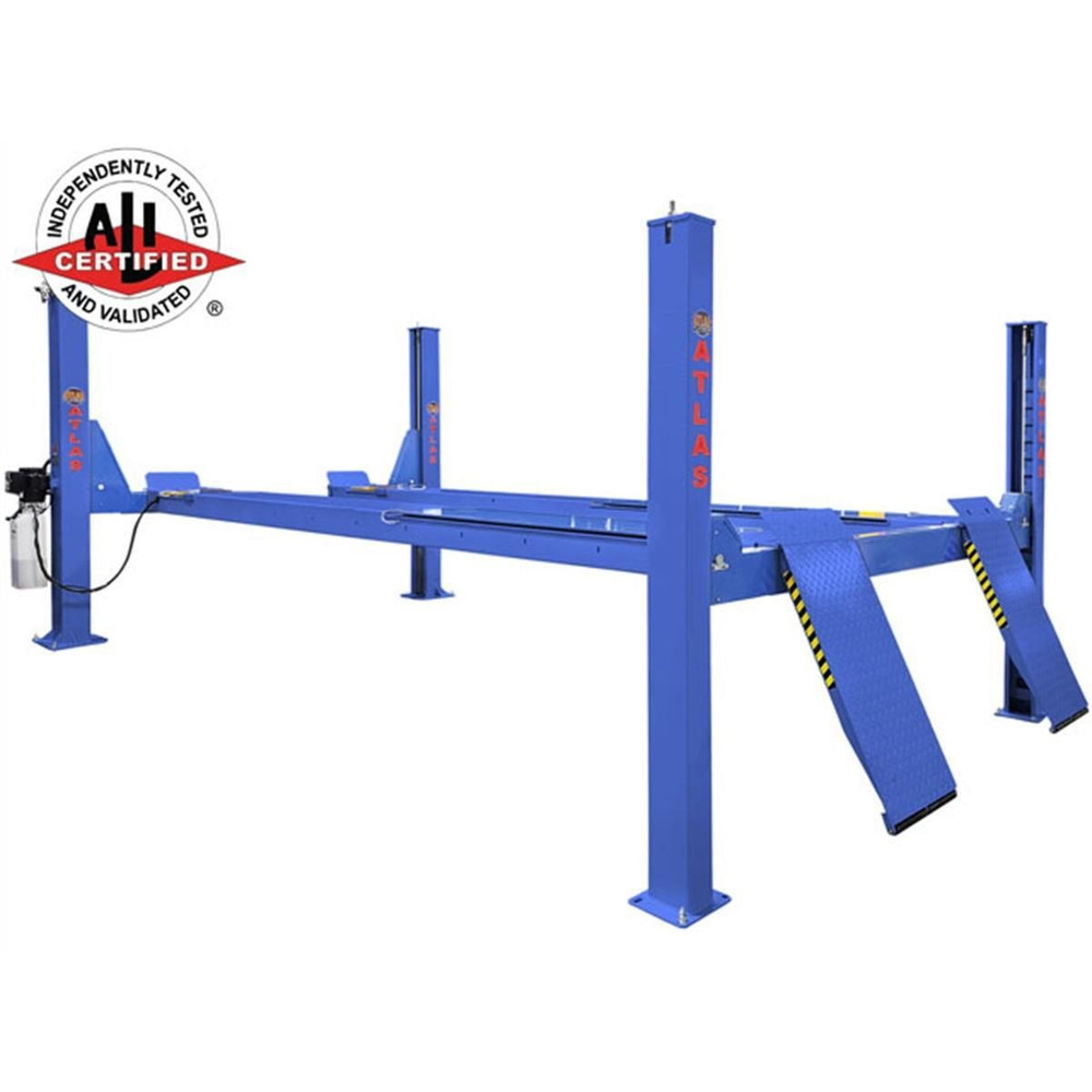 Atlas Platinum PVL14OF-EXT Alignment Lift + RJ7000 Rolling Jacks ALI Certified Combo 4 Atlas Platinum PVL14OF-EXT Alignment Lift + RJ7000 Rolling Jacks ALI Certified Combo