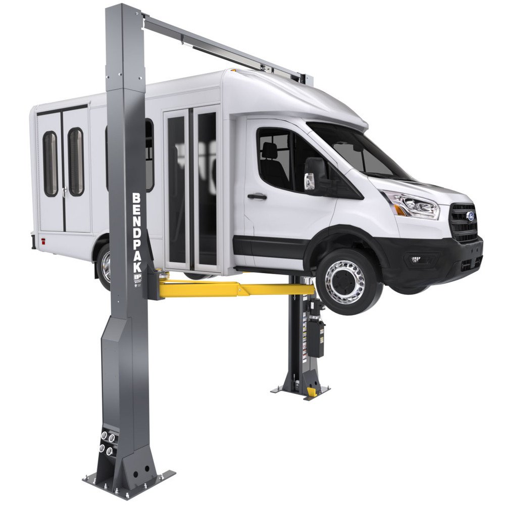 Bendpak 16AP-192 16,000-lbs. Capacity ALI Certified / Clearfloor / High-Rise / 192″ O.A. Height / Post Extension