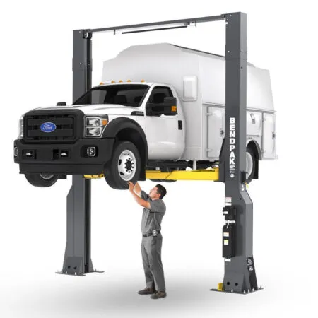 Bendpak 20AP-192 20,000-lbs. Capacity ALI Certified / Clearfloor / High-Rise / 192″ O.A. Height / Post Extension