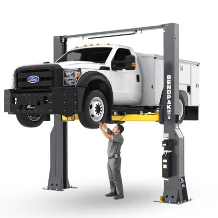 Bendpak 20AP 20,000-lb. Capacity ALI Certified / Adaptable Clearfloor / High-Rise / Heavy-Duty Twin Post Lift